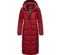 NAVAHOO Manteau d’hiver 'Isalie' rouge / noir, Taille S