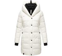 NAVAHOO Manteau d’hiver 'Knutschilein' noir / blanc cassé, Taille XXL