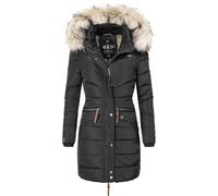 NAVAHOO Manteau d’hiver 'Paula' beige clair / noir, Taille 4XL