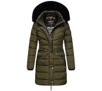 NAVAHOO Manteau d’hiver 'Paula' olive, Taille XL