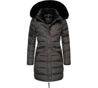 NAVAHOO Manteau d’hiver 'Paula' rouille / anthracite / noir, Taille XXL