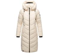 NAVAHOO Manteau d’hiver 'Sahnekatzii XIV' crème, Taille 4XL
