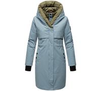 NAVAHOO Manteau d’hiver 'Snowelf' bleu fumé / vert foncé / noir, Taille XXL
