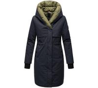 NAVAHOO Manteau d’hiver 'Snowelf' bleu marine / olive / noir, Taille XS