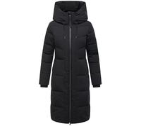 Navahoo Manteau d'hiver chaud matelassé pour femme avec fermeture éclair à 2 voies, fermetures éclair imperméables et capuche réglable Chocolat XIV XS-6XL