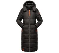 Navahoo Manteau d'hiver chaud pour femme avec capuche Fleur de cristal XS-XXL, Noir , L