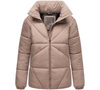Navahoo Manteau D'Hiver Femme Matelassé Avec Col Montant Schokolinaa 14