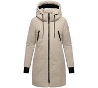 Navahoo Manteau d'hiver tendance pour femme - Parka chaude avec capuche (amovible) et bretelles de sac à dos à l'intérieur - 14 S-6XL, Taupe clair, L