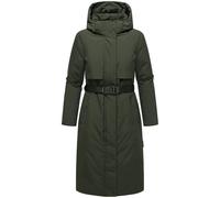 NAVAHOO Manteau fonctionnel 'Waldbummler 14' olive, Taille XXXL