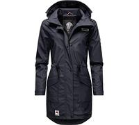 Navahoo Manteau imperméable doublé Deike XS-XXL pour femme, bleu marine, XS