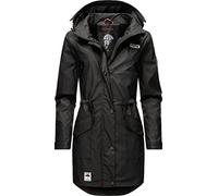 Navahoo Manteau imperméable doublé Deike XS-XXL pour femme, Noir , S