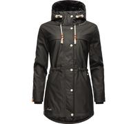 NAVAHOO Manteau mi-saison 'Rainy Forest' orange / noir / blanc, Taille XXXL