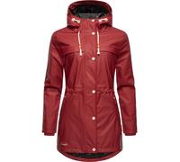 NAVAHOO Manteau mi-saison 'Rainy Forest' orange / rouge / blanc, Taille XL