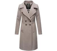 Navahoo Manteau trench-coat d'hiver pour femme B661, Zinc, XXXL