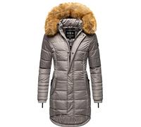 Navahoo Papaya Manteau d'hiver matelassé pour Dame avec Une Capuche Gris Zinc L