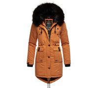NAVAHOO Parka d’hiver 'Luluna' cognac / noir, Taille M