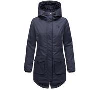 NAVAHOO Parka mi-saison 'Brinjaa' bleu marine, Taille M