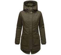 NAVAHOO Parka mi-saison 'Brinjaa' olive, Taille XS