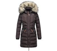 Navahoo Paula manteau d'hiver pour femme matelassé long Choco M