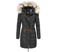 Navahoo Paula Manteau d'hiver pour Femme matelassé Long Noir 3XL