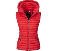 Navahoo Shadaa Gilet matelassée pour Dame mi-Saison Rouge XL