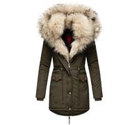 Navahoo Sweety Femmes Veste Parka Manteau Veste D'Hiver Chaud Fausse Fourrure