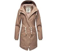 Navahoo Tropical Stormoo - Veste de Pluie - Veste de Transition - Parka Fonctionnelle - Manteau de Pluie - pour Femmes Taupe L