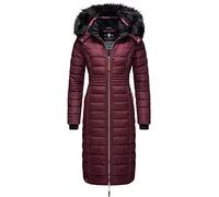 NAVAHOO Manteau d’hiver 'Umay' lie de vin, Taille L