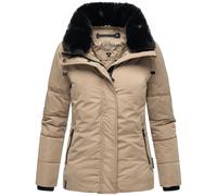 NAVAHOO Veste d’hiver 'Frostii XIV' taupe / noir, Taille S