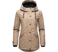 NAVAHOO Veste d’hiver 'Lindraa' taupe / noir, Taille XXXL