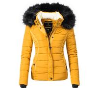 NAVAHOO Veste d’hiver 'Miamor' jaune d'or / noir, Taille XL