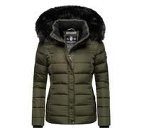 NAVAHOO Veste d’hiver 'Miamor' olive / noir, Taille S