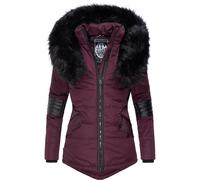 NAVAHOO Veste d’hiver 'Nirvana' lie de vin / noir, Taille S
