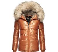 NAVAHOO Veste d’hiver 'Tikunaa' beige chiné / bronze, Taille XL