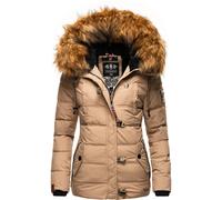 NAVAHOO Veste d’hiver 'Zoja' taupe / noir, Taille S