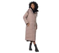 Navahoo Veste d'hiver chaude pour femme - Parka d'hiver longue matelassée B976, Taupe-Grey, S