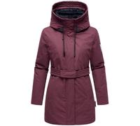 Navahoo Veste D'Hiver Femme Avec Ceinture Et Col En Fleece Eishauch 14
