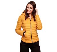 Navahoo Veste d'intersaison matelassée pour femme avec capuche B348, jaune, XL
