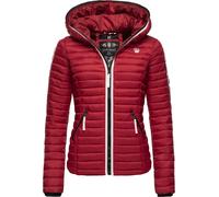 NAVAHOO Veste mi-saison 'Kimuk' rouge foncé / blanc, Taille S