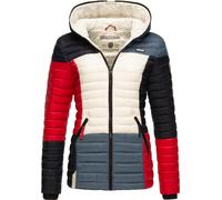 NAVAHOO Veste mi-saison 'Multikulti' bleu-gris / rouge / noir / blanc, Taille XXL