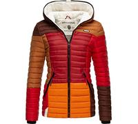 Navahoo Veste pour femme mi-saison Colorblocking légère matelassée avec capuche Multikulti, S