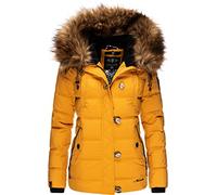 Navahoo Zoja Veste matelassée d`Hiver pour Dame avec Capuche Jaune S