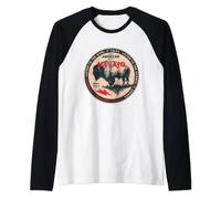 Navajo Indien Native Born Freedom Wild Buffalo Manche Raglan