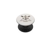 Naval géorgien de l'île Jekyll - Île Jekyll GA PopSockets PopGrip Adhésif