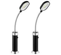Navaris 2X Lampe Barbecue - Lot 2 lumières Flexibles LED 10 COB 200 Lumens pour Cuisiner en extérieur - Accessoire Camping Garage Bureau Atelier