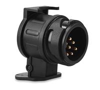 Navaris Adaptateur Prise Remorque 13 vers 7 Broches - Prise 12V Attelage Voiture Remorque Caravane - Connecteur Faisceau 13 vers 7 pôles