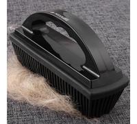 Navaris Brosse Anti Poils Animaux - Brosse de Nettoyage Vetement Tapis Voiture - Brosse Anti Poil Animaux Chien et Chat en Caoutchouc - Alliage ABS et TPR Résistant