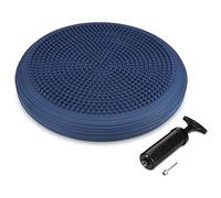 Navaris Coussin d'équilibre avec Pompe - Disque Gonflable entraînement Fitness Yoga - Coussin d'assise avec Picots Exercices Sport rééducation