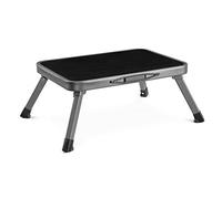 Navaris Marche pied pliable - Tabouret adultes et enfants 45,7 x 33 x 17,2 cm - Petit escabeau pliant salon cuisine salle de bain bibliothèque