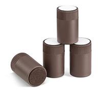 Navaris Réhausseur Meuble - Lot 4X Pied de Meuble 6x6x9,5cm avec Hauteur réglable 9,5-10,5cm- Réhausseur Pied de lit Table Chaise Bureau sommier